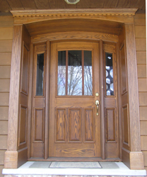 oak front door